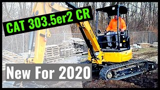 Cat 303.5e2 CR Mini Excavator Demo