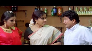 Mandya Ramesh and Thara Comedy Scene | Sogasugara Kannada Movie | Srinath