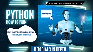 How to Run a Python Program using Notepad | for Beginners and Professionals | Hindi #python
