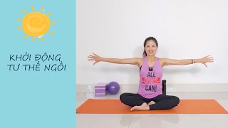 Bài tập Yoga khởi động trong tư thế ngồi cùng Tuệ Giang Yoga #Yoga