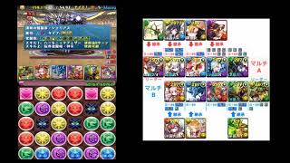 【パズドラ】3月のクエストダンジョン チャレンジLv10【回復なし】攻略