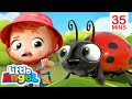 Bugs, Bugs, Go Away Bugs! + More | Little Angel Kids Songs & Nursery Rhymes