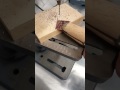 Drilling a hole in metal for internal cut