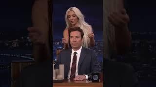 #KimKardashian gives Jimmy a face massage with her new #SKKN products 😂 #shorts