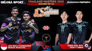 Leo/Bagas (INA) vs Choi/Goh (KOR \u0026 MAS) | Thailand Masters 2025 Badminton