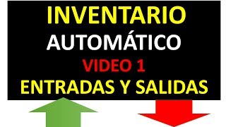 Gestión de inventario automático de entradas y salidas - Aumentar y descontar stock PARTE1