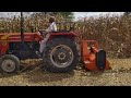 new shaktimaan mulcher in corn field