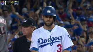 ARI@LAD Gm2: Forsythe scores on error on tough grounder