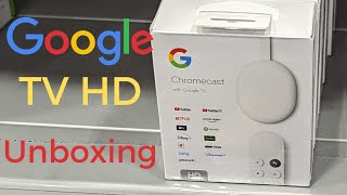 Chromecast HD Unboxing and Setup - Stadia Supported?