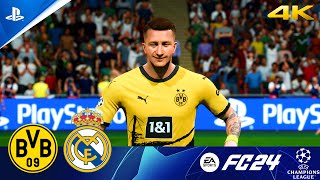 EA FC 24 - Borussia Dortmund vs Real Madrid - UCL final - gameplay ps5 4K español latino