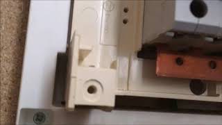 Changing MCB Circuit breaker fuse in domestic hager consumer unit