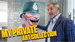 Showing off my MULTI-MILLION DOLLAR ART COLLECTION