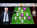 Real Madrid Vs Deportivo Alavés | Real Madrid (4-2-3-1) Potential Lineup La Liga 23/24 Matchday 18