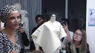 Experimental fashion: Zero-Waste Jacket draping