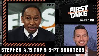 JJ Redick reacts to Stephen’s A-List of the Top 5️⃣ 3-point shooters in NBA hist
