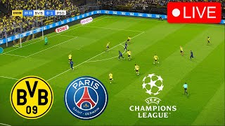 eFootball- 🔴LIVE : Borussia Dortmund vs PSG | Semi-Final | Champions League 2024