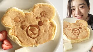 【お家きゅうりめし】おえかきスフレパンケーキの作り方【運動しながらおかし作り】