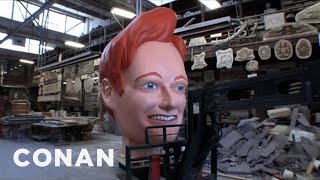 How The 17-Foot Tall Conan Bobble Head Was Made | CONAN on TBS