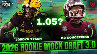 2026 Dynasty Rookie Mock Draft: 5 Rounds of Superflex & TE Premium Picks to Dominate Your League