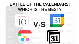 Battle of Calendars - Fantastical vs Google Calendar vs Apple Calendar vs Notion Calendar