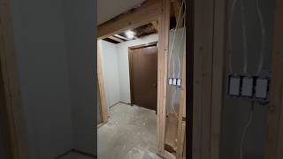 58 Inch DoorWay Load Bearing Wall Project Is Finished #diy #homeimprovement #loadbearingwall