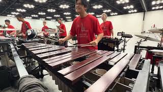 PCMB 2024 “The Line” Center Marimba cam: Ryan Truong Grand Nationals rehearsal run