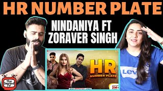 HR Number Plate (Official Video) | Nindaniya Ft Zoraver Singh || Delhi Couple Reactions