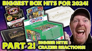 BIGGER HITS! CRAZIER REACTIONS! BIGGEST AFL FOOTY CARD HITS FOR 2024! PART2