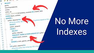 Stop Adding Indexes. Do This Instead