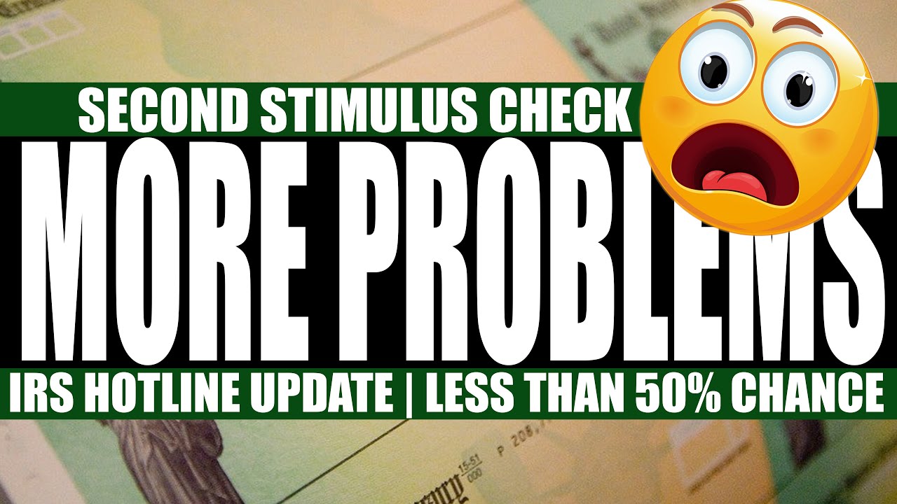 2nd Stimulus Check And Stimulus Package UPDATE: IRS Not So Hotline | 50 ...