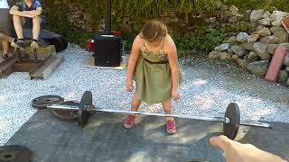 9 year old 50kg deadlift