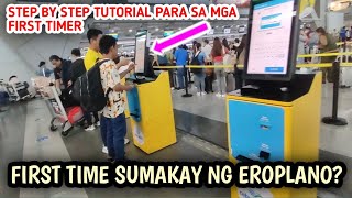 ANO ANG UNANG GAGAWIN PAG NASA AIRPORT NA? FIRST TIMER MAG SAKAY NANG EROPLANO