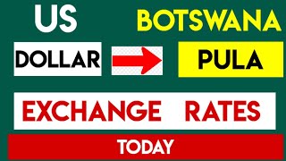 Us Dollar to Botswana Pula Currency Exchange Rates Forex Today 25 March 2025 USD to BWP