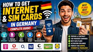 How to Get Internet & SIM Cards in Germany (EN) | Complete Guide for Expats & Newcomers