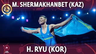 Meiirzhan Shermakhanbet (KAZ) vs Hansu Ryu (KOR) - Final // Asian Championships 2022