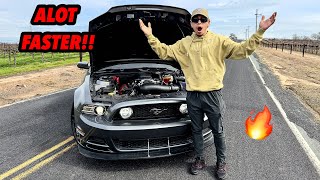 I INSTALLED A COBRA JET MANIFOLD ON MY MUSTANG GT!! *CRAZY*