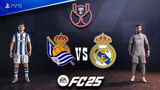 FC 25 - Реал Сосьедад vs Реал Мадрид Кубок Испания - Полуфинал [PS5 Pro] 4К Полный Матча