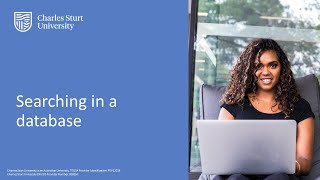 Searching in a database