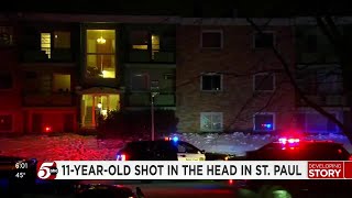 11-year-old seriously injured, 13-year-old in custody after St. Paul shooting