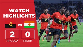 ANGOLA VS NIGER(2-0)-AFCON QUALIFIERS-GOALS\u0026HIGHLIGHTS