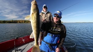 Pitching Jigs for Shallow Fall Walleye