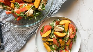 Peach Caprese Salad Recipe