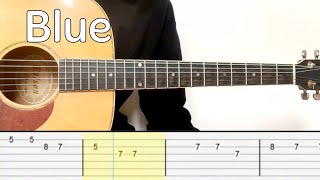 Young Kai - Blue (Easy Guitar Tutorial Tabs)