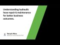 NMEC 2019 | Understanding hydraulic hose repair and maintenance for better business outcomes.