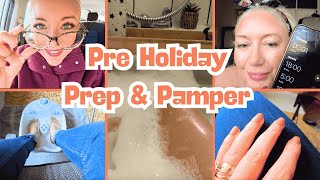 PRE HOLIDAY PREP | EYELASHES | DIY NAILS AND PAMPER #mexicovacation #pampertime #diynails