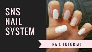 Sns Nail Tutorial Natural Nails Jiannajay