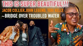 JACOB COLIER ,JOHN LEGEND , TORI KELLY - BRIDGE OVER TROUBLED WATER