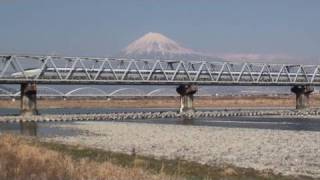 さよなら500系新幹線のぞみ 富士山バック 【Shinkansen 500 series \