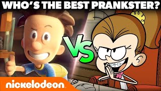 Big Nate vs Luan Loud 🤪 Who's The Best Prankster? | Nickelodeon Cartoon Universe