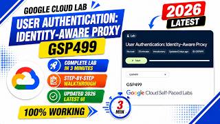 User Authentication: Identity-Aware Proxy | GSP499